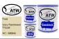 Preview: Ford, Ivory Parchment Tricoat, HC / M6944: 1L Lackdose + 1L Klarlack + 500ml Härter - Set, von ATW Autoteile West.